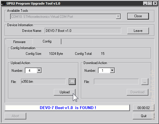 UP02 Program Upgrade Tool v1.0-upload
